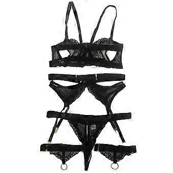 YBFDO Embroidered Mesh Gauze Comfortable And Sexy Women Underwear Transparent Perspective Hollow Sexy Lingerie