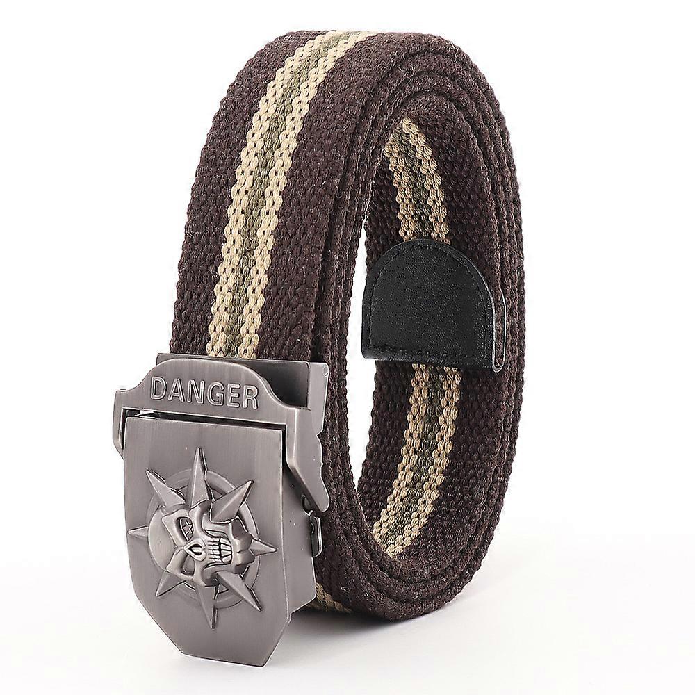 Canvas Automatic Buckle Belt for Men Tactical Army High Quality 4mm Thick 38mm Wide Pants Accessories New Outdoor Training Belt