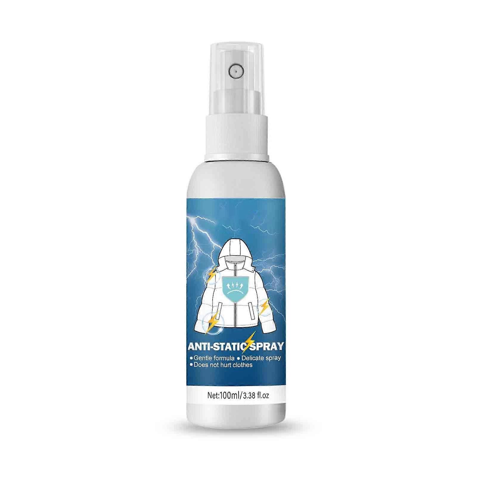 Anti-static Spray, Static Electricity From Hair And Clothes ,Does Not Hurt Clothes，is Safe And Does Not Irritate(100ml)