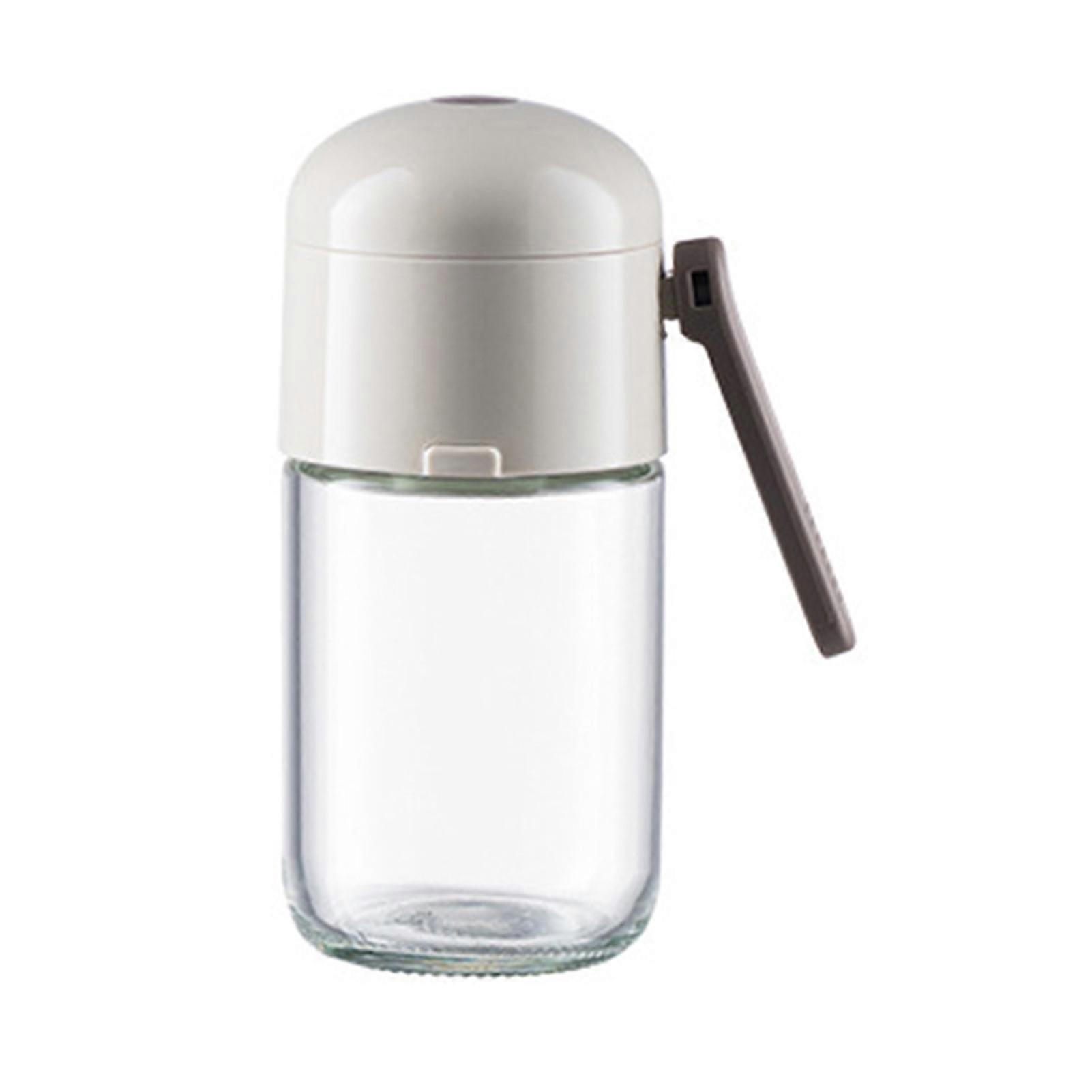 180/250ML Quantitative Salt Dispenser with Moisture-Proof Glass Jar Precision Salt Production Detachable Easy to Clean Airtight Seal Jar for Salt Spic