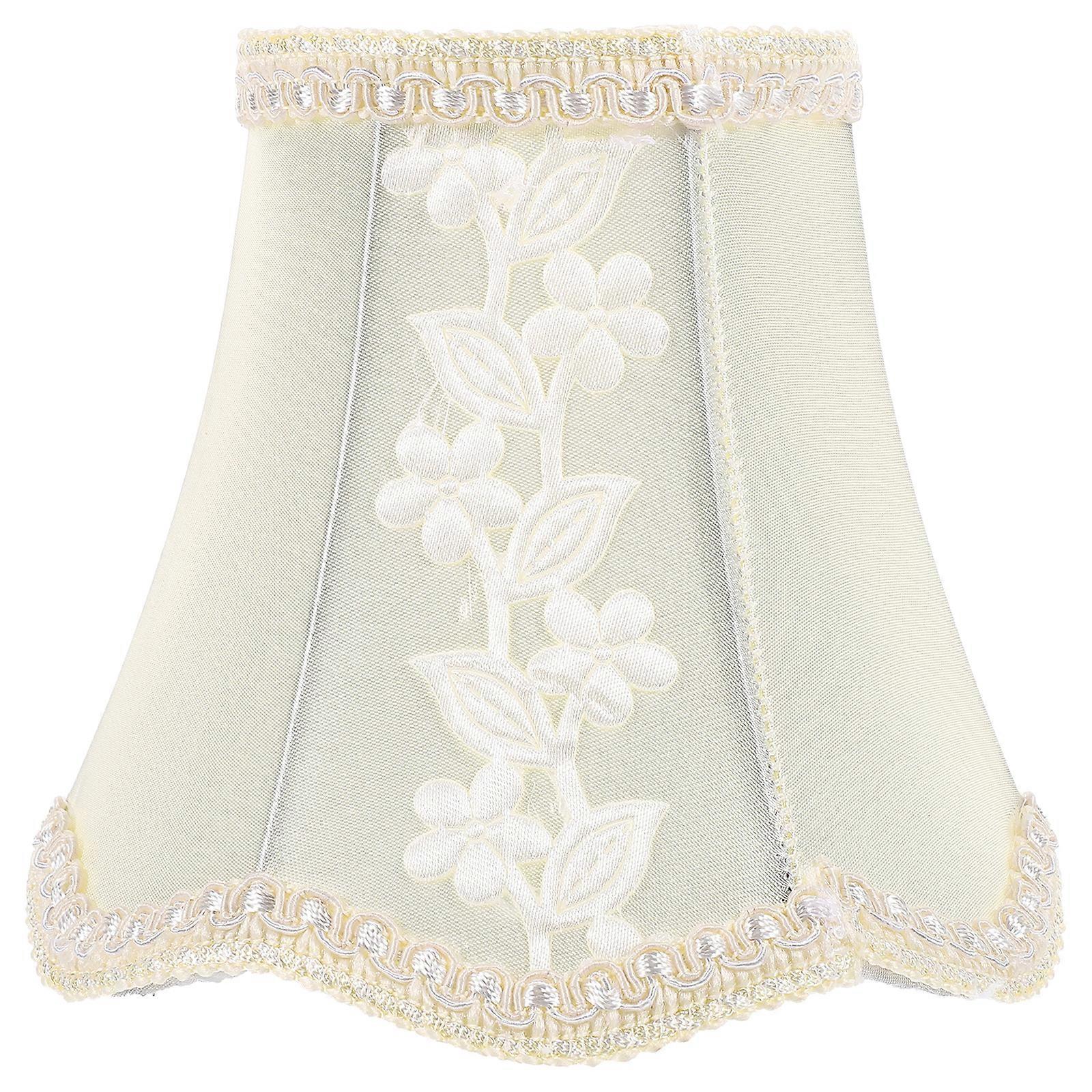 1Pc Cloth Ceiling Light Shade Simple Wave Bottom Lampshade Home Light Accessory