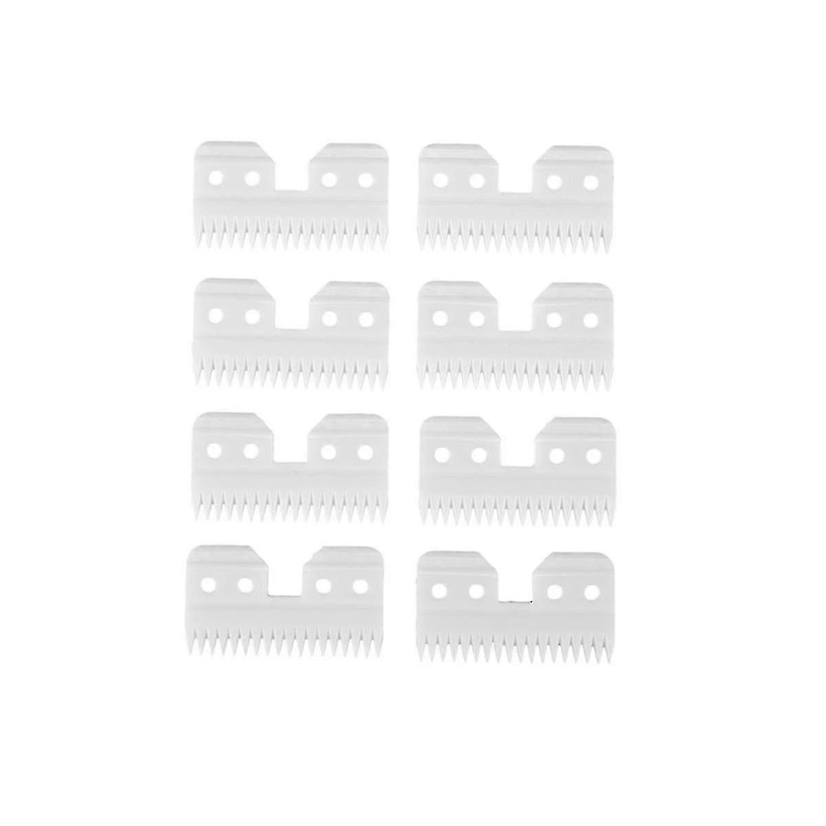 8pcs Replaceable Ceramic 18 Teeth Pet Ceramic Clipper Cutting Blade For A5 Series