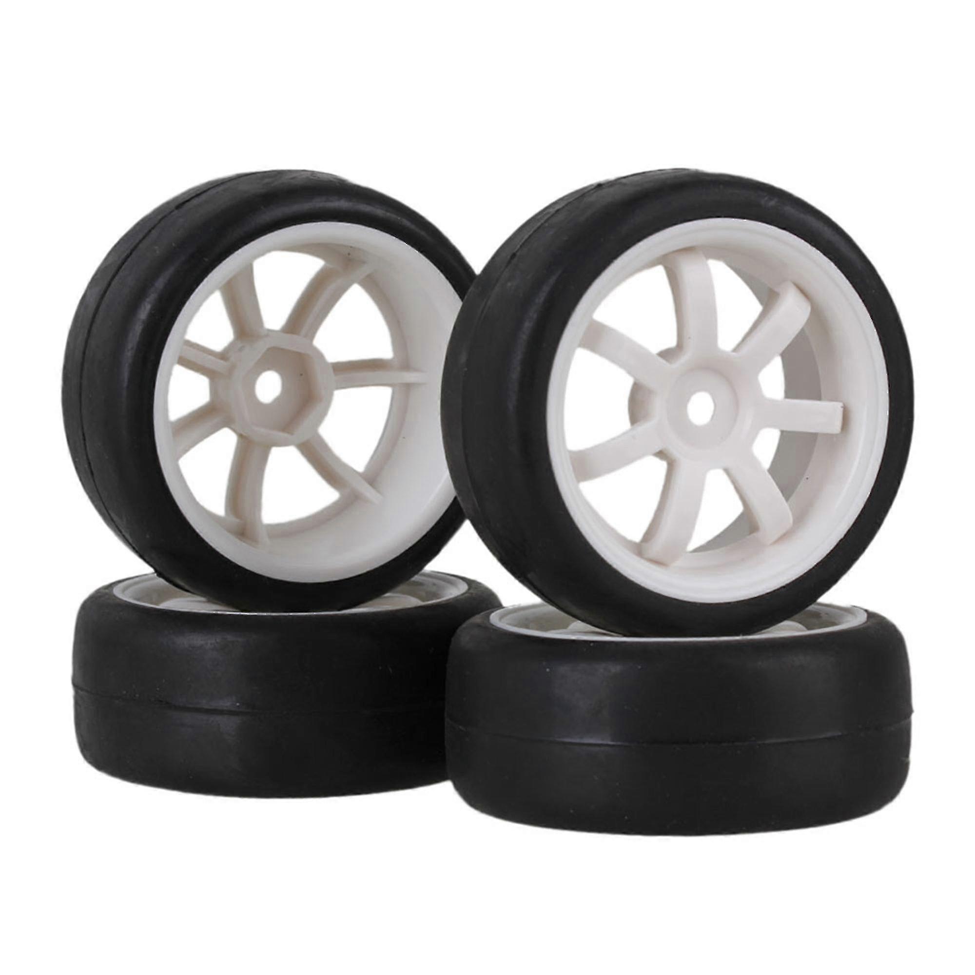 4x 7 Speichen Felge + glatter Gummireifen für Rc1:10 auf Auto
