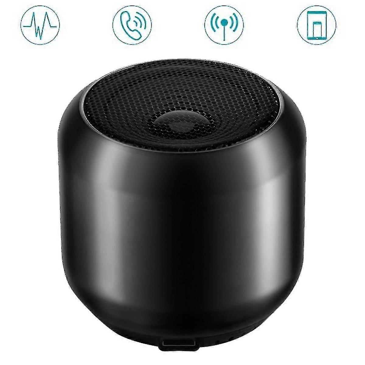 Portable Bluetooth Speaker, Bluetooth 5.0 Dual Pairing Loud Wireless Mini S