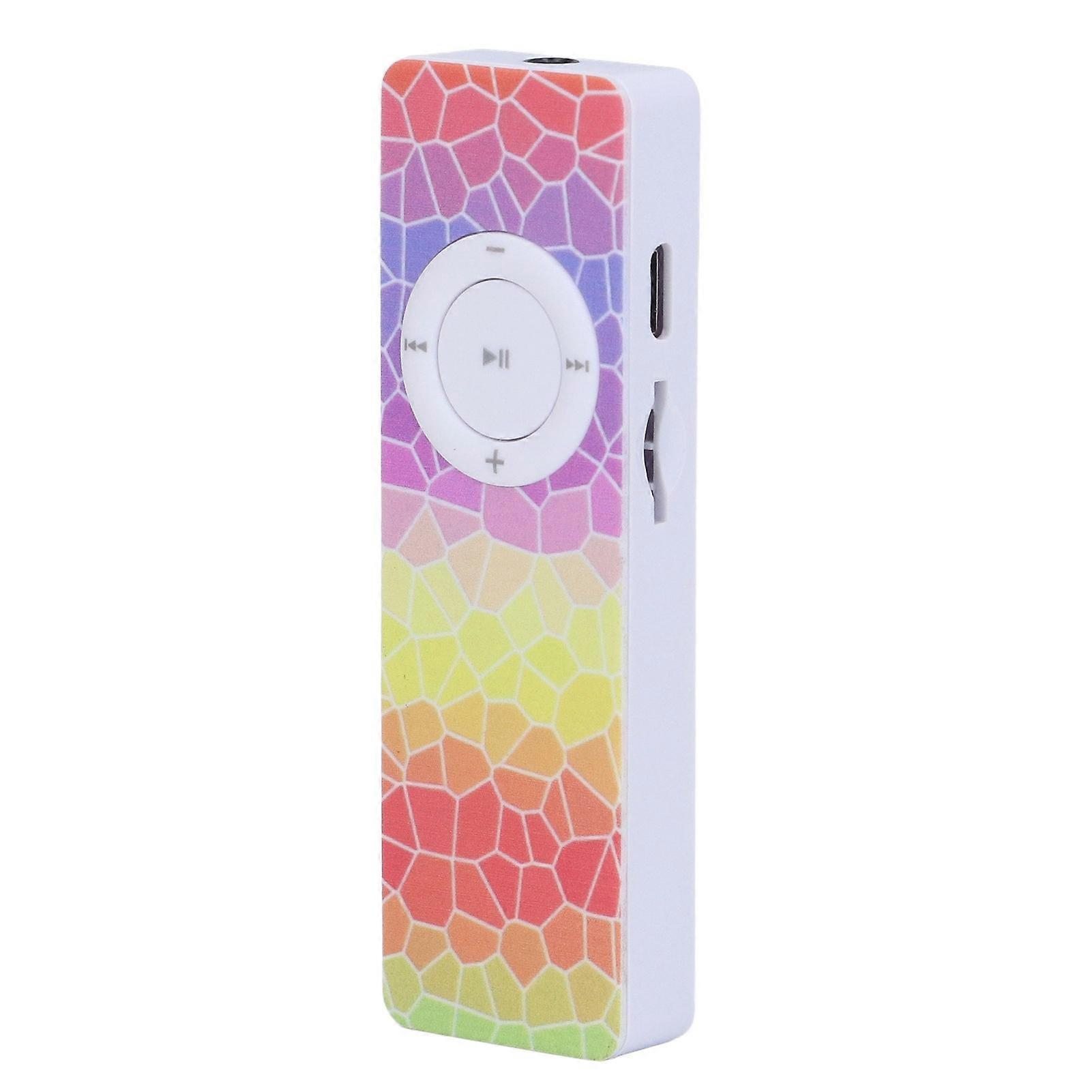 MP3 Player Build in Speaker Portable Music Player Supports Up to 64GB for Running Traveling Business Type C