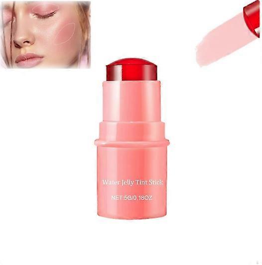 Brillant à lèvres, Milk Cooling Water Jelly Tint, Water Jelly Tint Stick, Milk Jelly Tint Jelly Blush Stick, Sheer Lip & Tache de joue Aquarelle à construire
