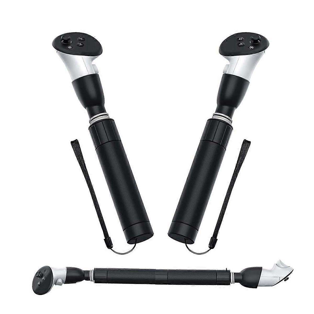VR Extension Handle VR Game Controllers Handle Extension Pole Lightsaber Handles Extension Grips fo