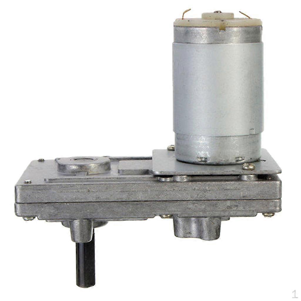 DC12V-24V 10-20-40-80 RPM Reversible Low Noise Worm Electric Geared Motor