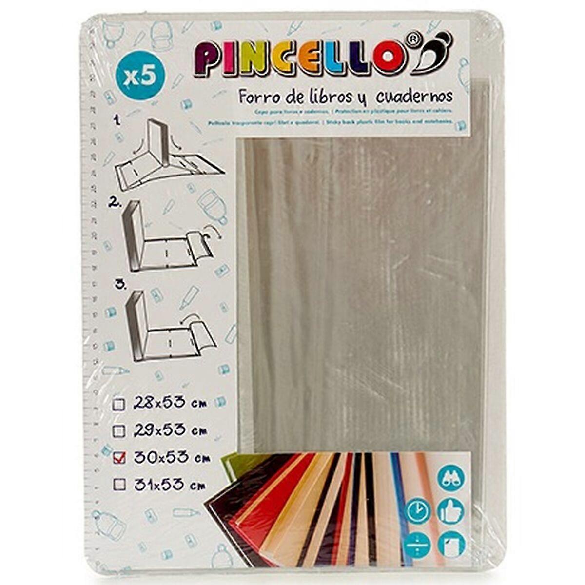 粘性书皮 Pincello 半透明塑料 30 x 0.5 x 53 厘米(36 个单位)