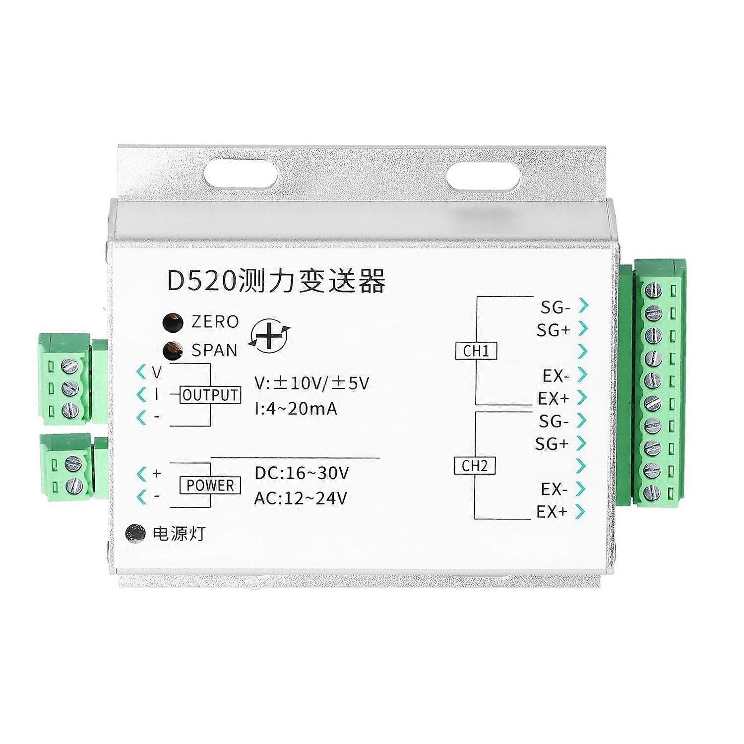 Pressure Transmitter Force Measurement Transducer Sensor 2 In 1 Out 16‑30VDC 12‑24VACTension and Pre