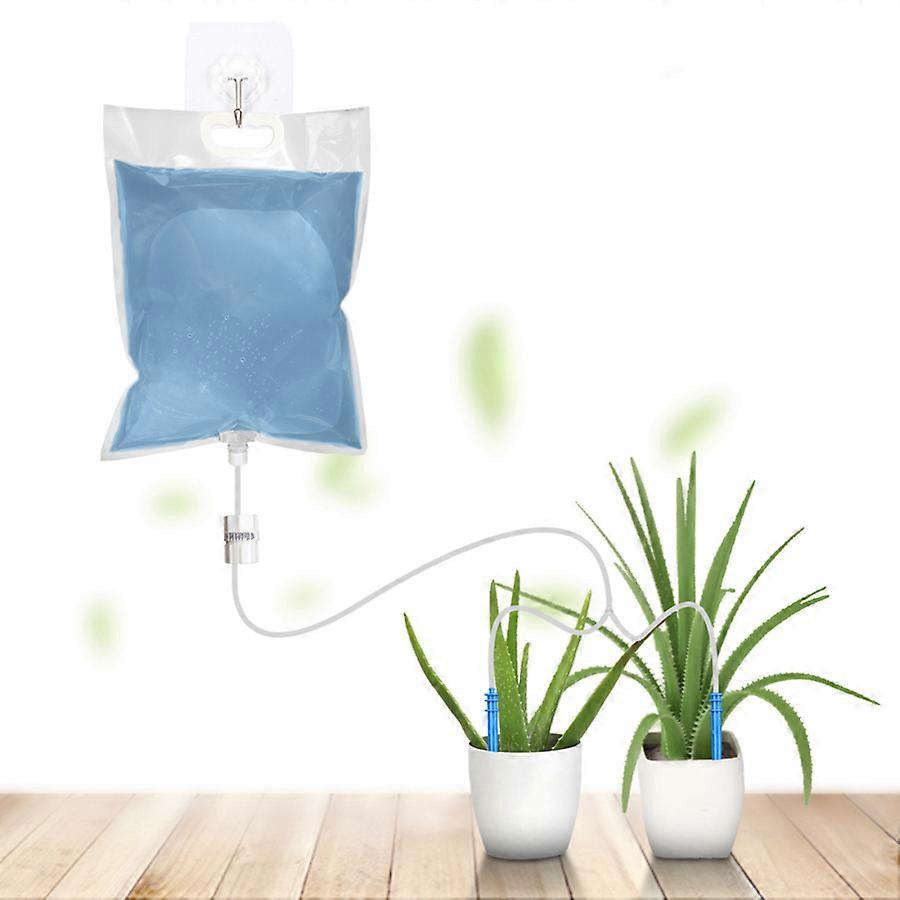 Potted Plant Watering Solution: 2L Automatic Drip Irrigation Bag