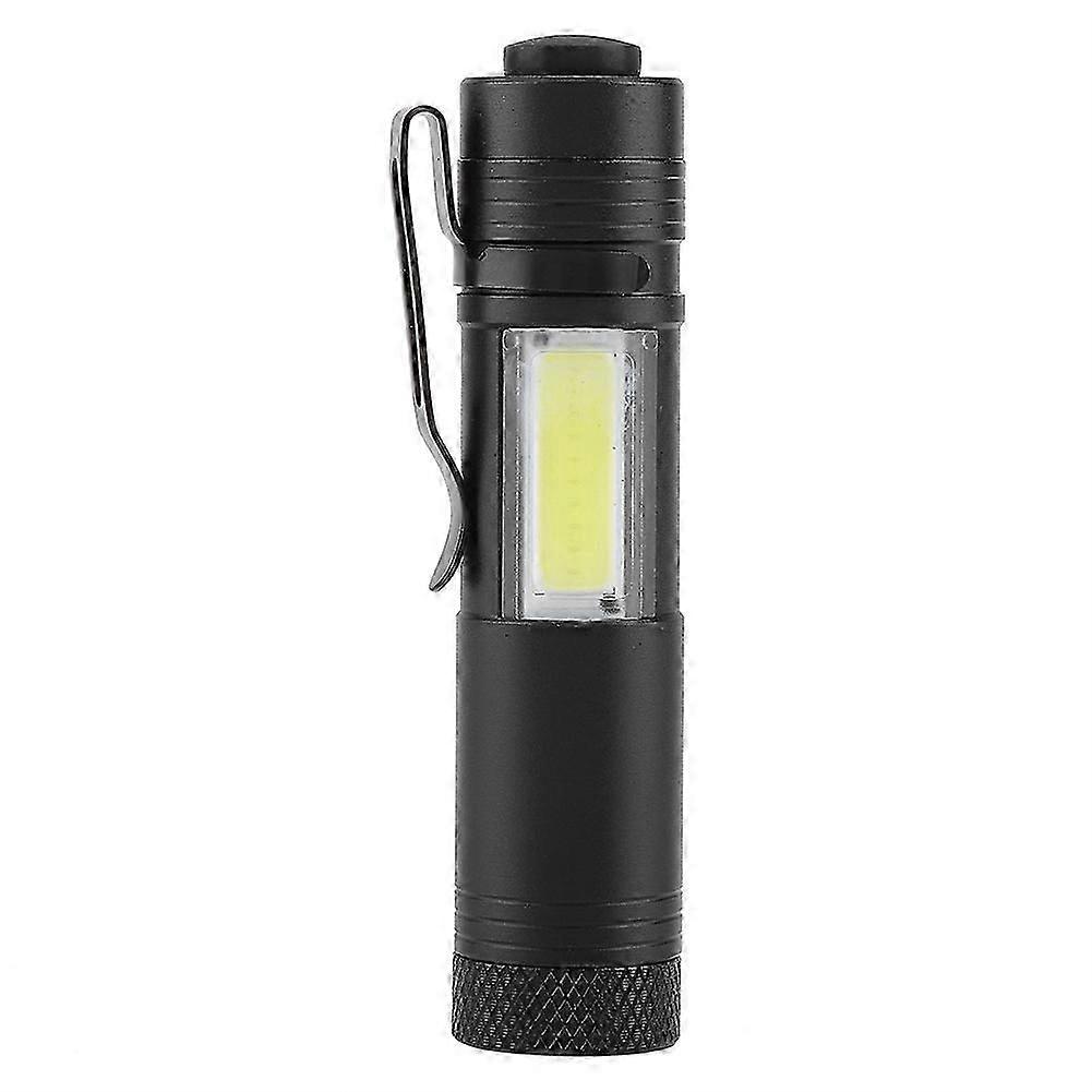 Outdoor Mini Pocket LED Torch Rainproof Metal Flashlight COB Lamp (Fixed Focus)