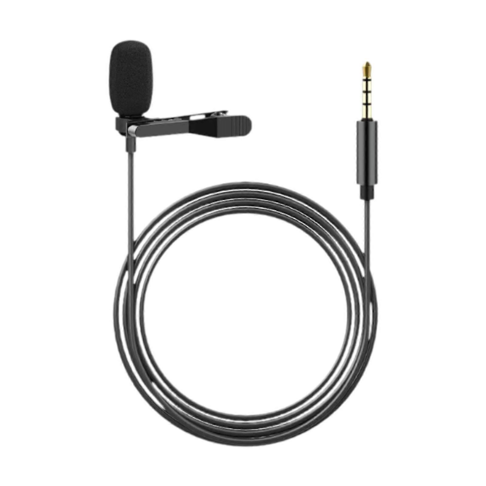Lapel Microphone Noise Reduction Lapel Mic for Live Stream Vlogger Interview