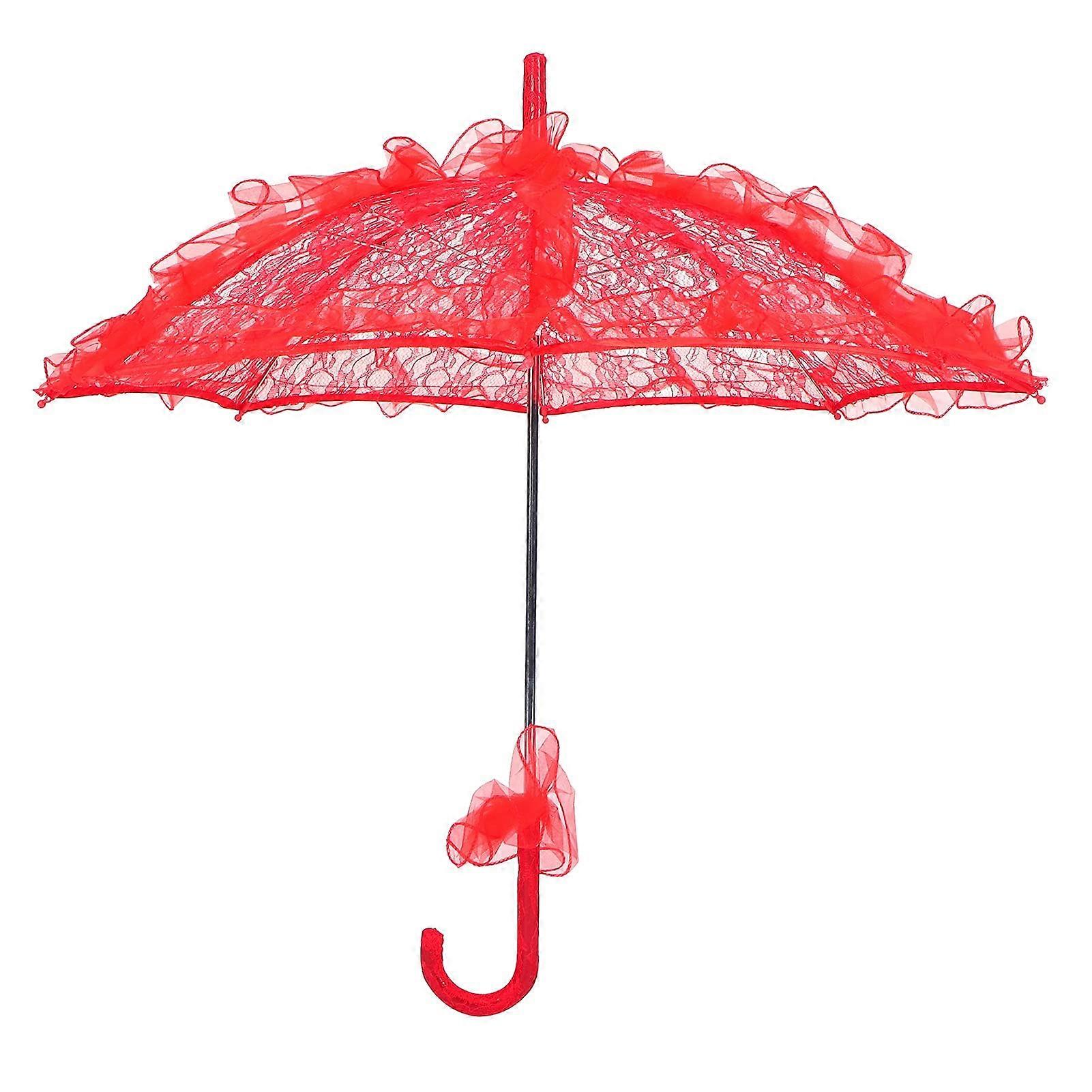 Lace Decorative Handicraft Parasol for Wedding Umbrella