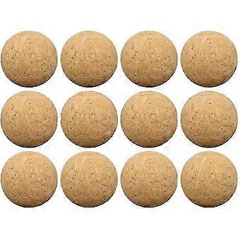 12pcs Cork Balls For Table Football, Natural Cork Balls Very Quietly 36mm Jsf HOK