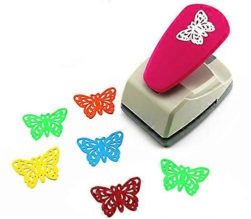 Paper Punch Craft Tool 2 Inch Puncher for Scrapbooking and Card Making - Butterfly Design Creative Crafting Supplies