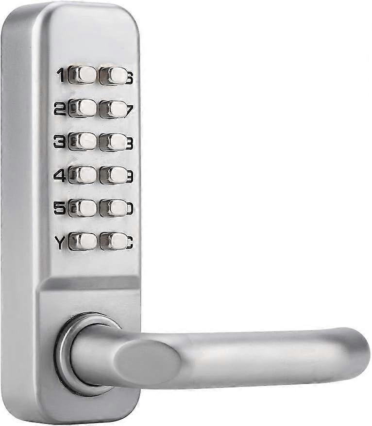 Serratura a codice meccanico impermeabile, 1-11 Digit Code Combination Security Password Coded Lock Serratura a combinazione meccanica senza chiave per ufficio in legno D