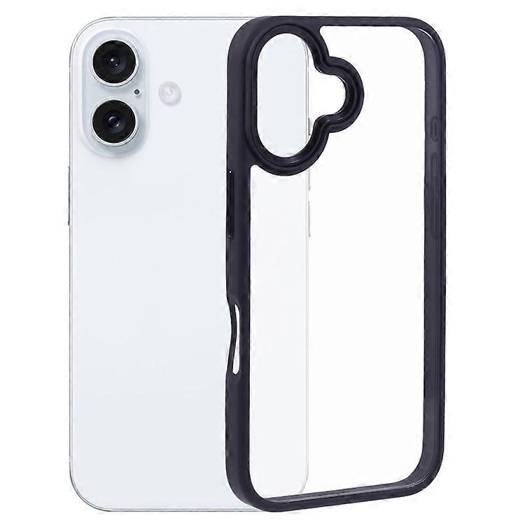 Compatible For iPhone 16 Plus Cell Phone Case Clear Back Drop Protection PC+TPU Cover