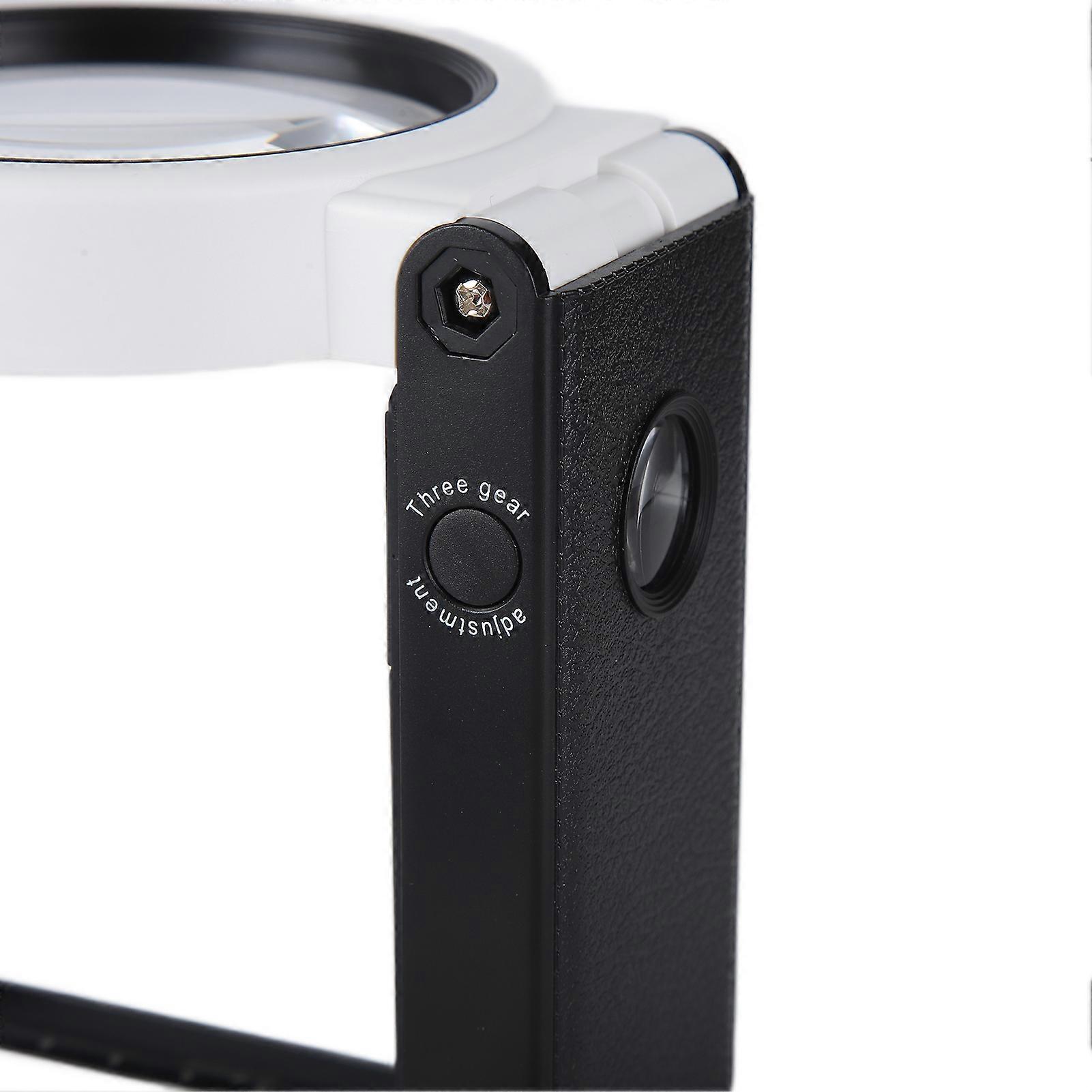 TH‑7018A Multifunctional Magnifying Glass with LED Lighting, Foldable Portable Magnifying Glass for Home