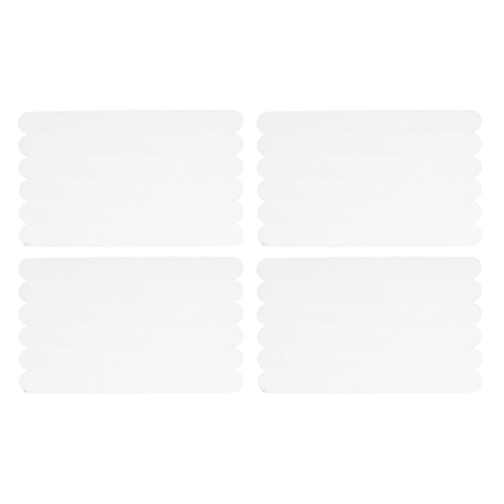 24pcs Bath Security Stickers Non-Slip Adhesive Treads for Bathtubs, Showers, Stairs, and Floors, Waterproof and Durable