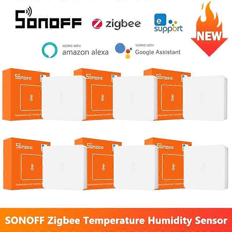 1-10 Pcs SONOFF SNZB-02 Zigbee Temperature Humidity Sensor Smart Home Real-Time
