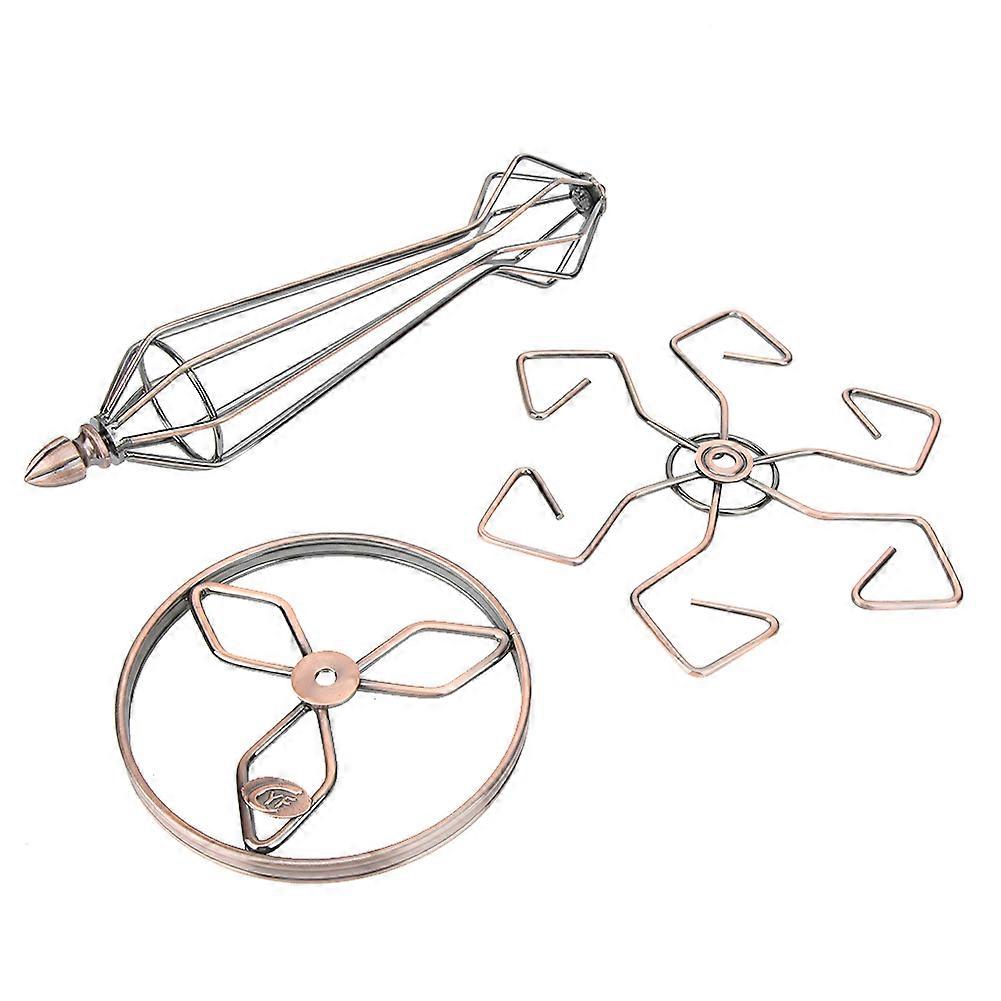 Rhombus Iron Cup Rack 6 Bottles Glass Holder Display Shelf Kitchen Storage