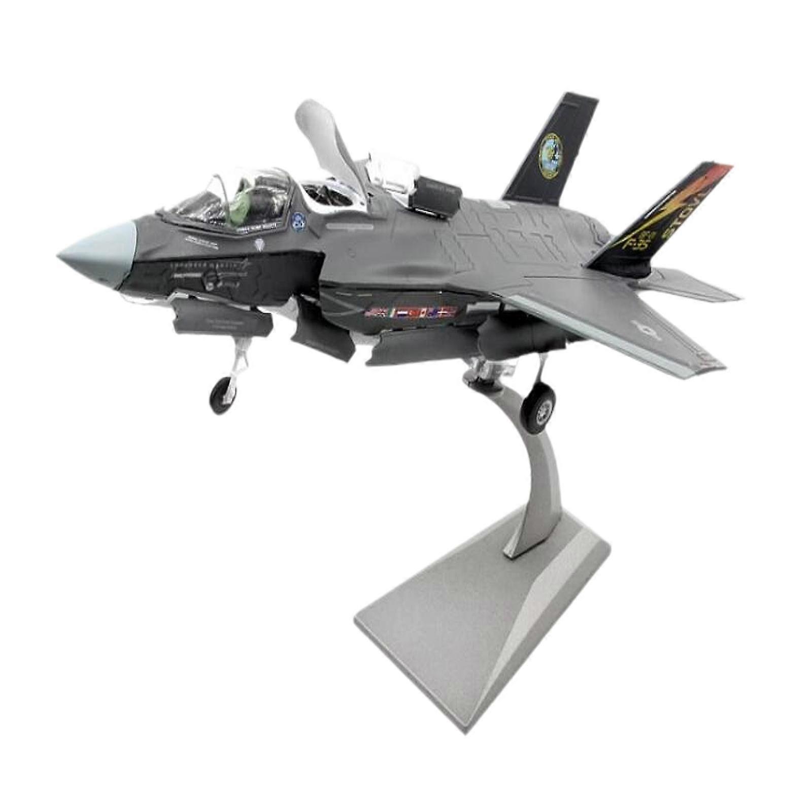 1/72 Scale F35 B Fighter Jet Model Aircraft Model for Bedroom Bookshelf Home