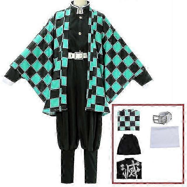 デーモンスレイヤー キメツの矢居葉 丹次郎 鎌戸 コスプレ衣装 着物 ハロウィン アニメ 制服セット 大人用