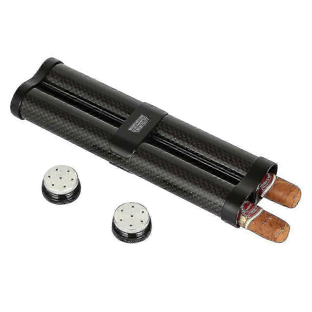Koolstofvezel sigaar tubes 2 stuks