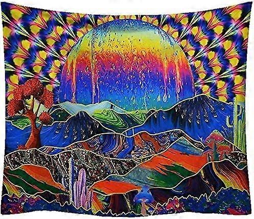 Sun Rise Trippy Wandteppich