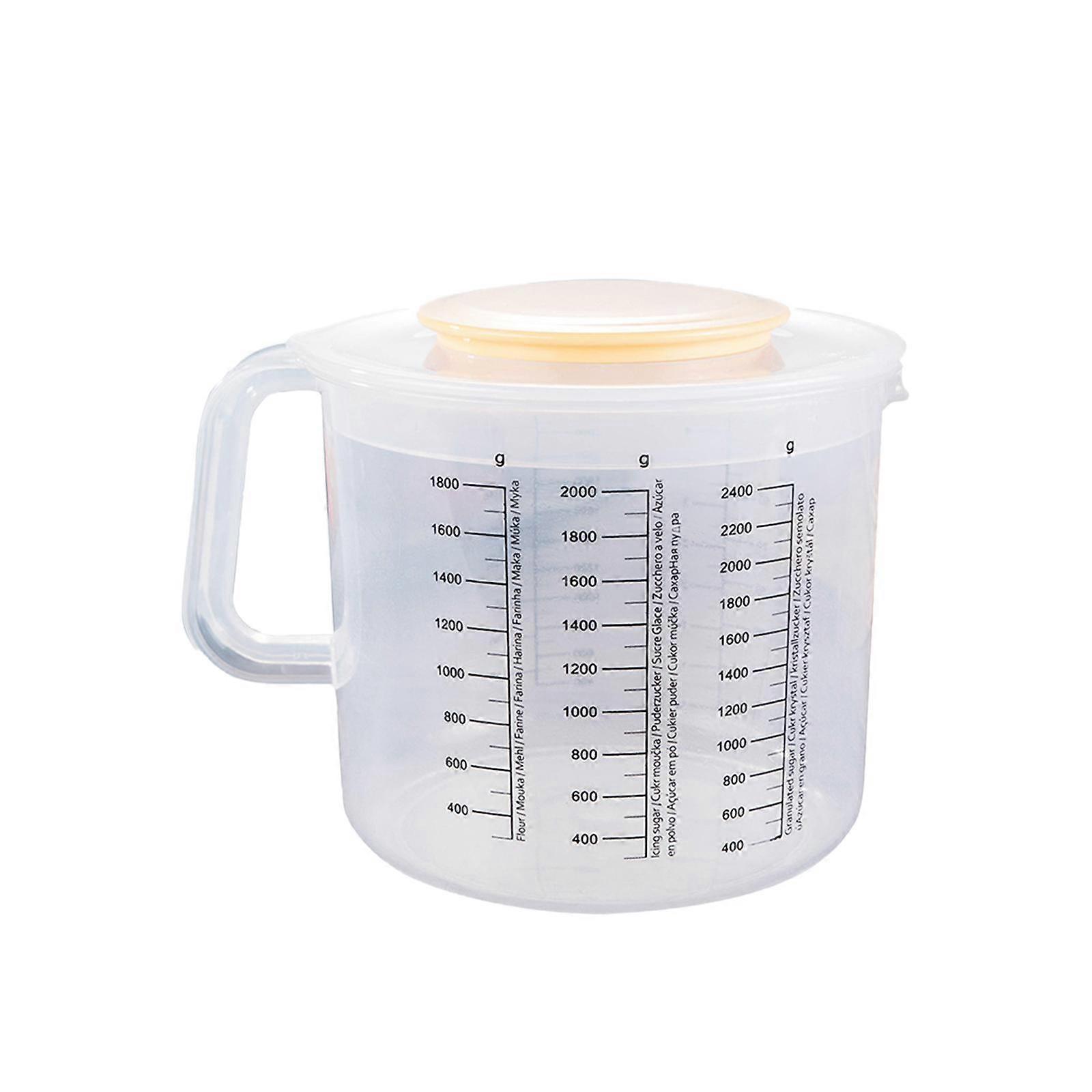 Plastic Baking Measuring Cup 2.5L Measuring and Mixing Pitcher Measuring Jug