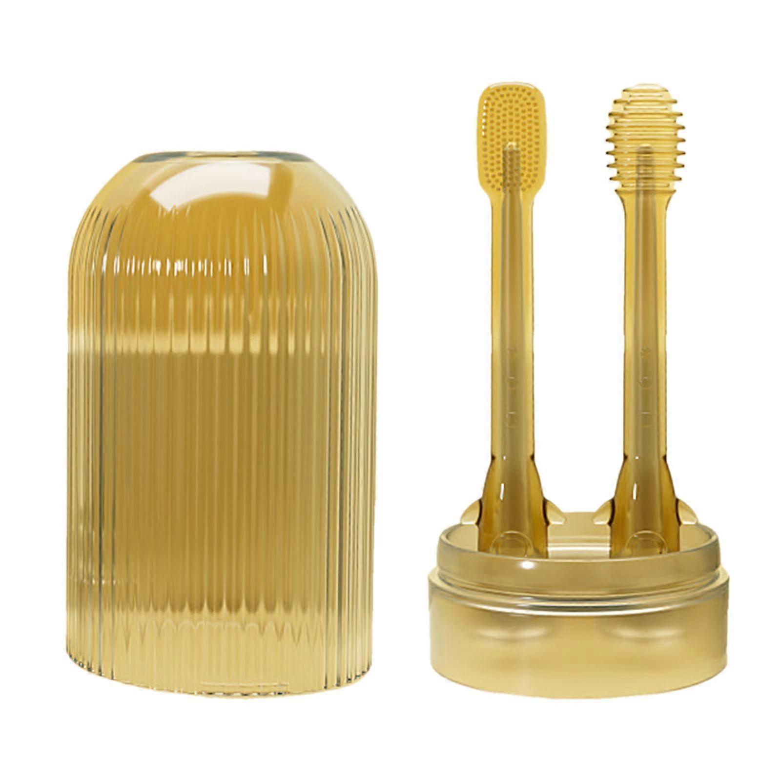 2x brosse à dents ensemble gratte-langue pour nourrisson nouveau-né de 0 à 3 ans