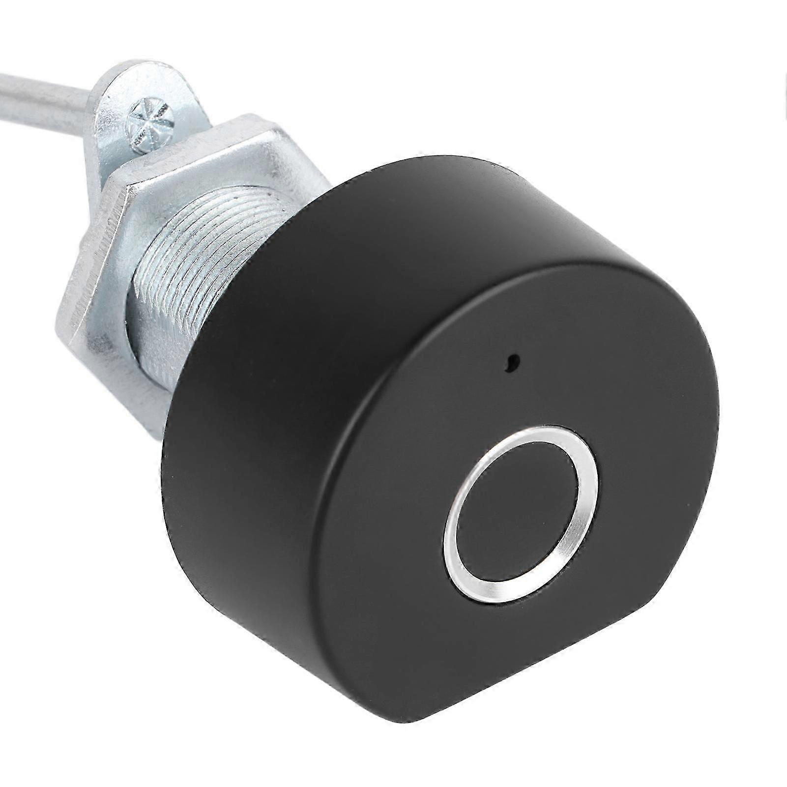 Smart Drawer Lock 3 Color LED Light Display Fingerprint Recognition Lock for Home Bedside Table Office