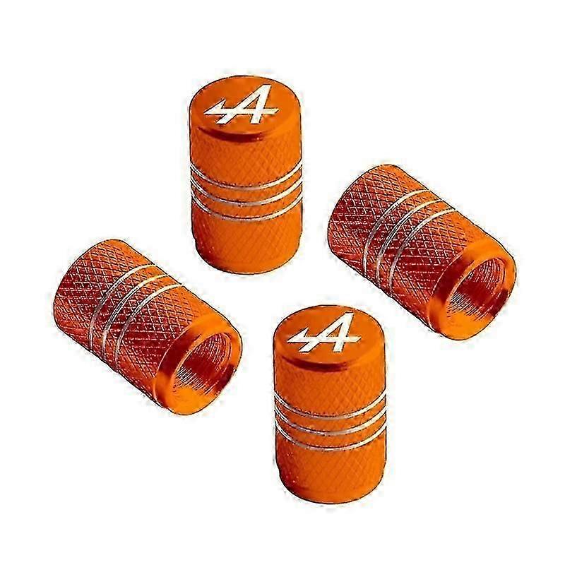 A Emblem Badge Car Wheel Tire Valve Caps Tyre Stem Covers For Alpine Aline A110 GT S RS GT Sport Clio Megane Scenic Accessories-Motor Vehicle Wheel Pa