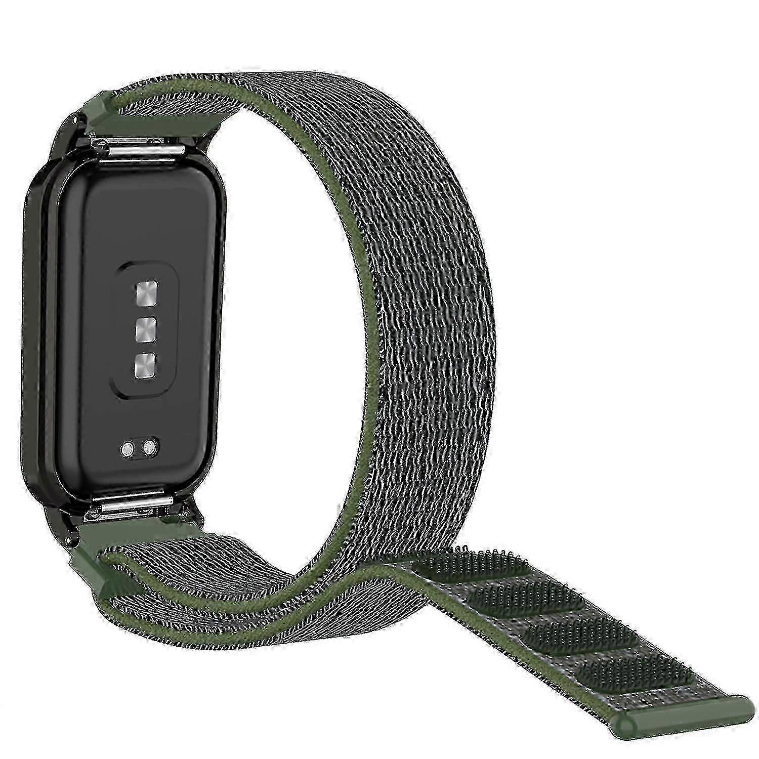 Til Redmi Band 2 Åndbar Urrem Fleksibel Nylonarmbånd Smarturrem Til Kvinder/Mænd