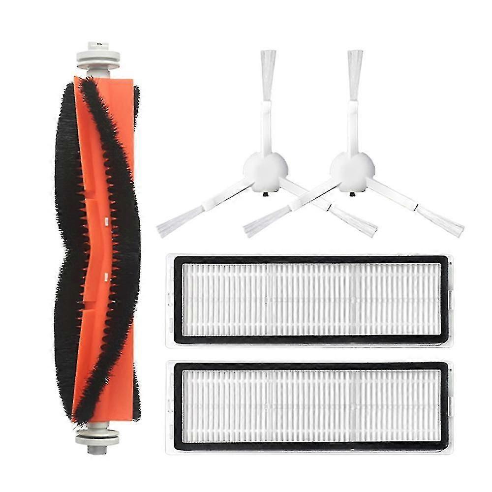 For Mijia Sweeping Robot 1 Main Brush + 2 Side Brushes + 2 Filters