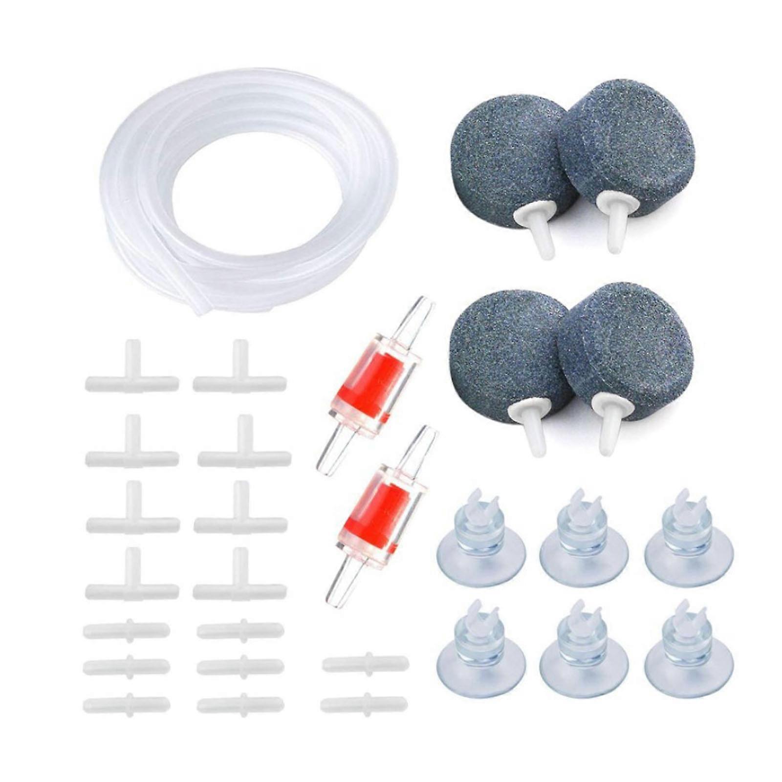 Aquarium Air Bubble Oxygenation Bubble Suction Cup Accessory For Various Fish Tanks Efficient Oxygenating