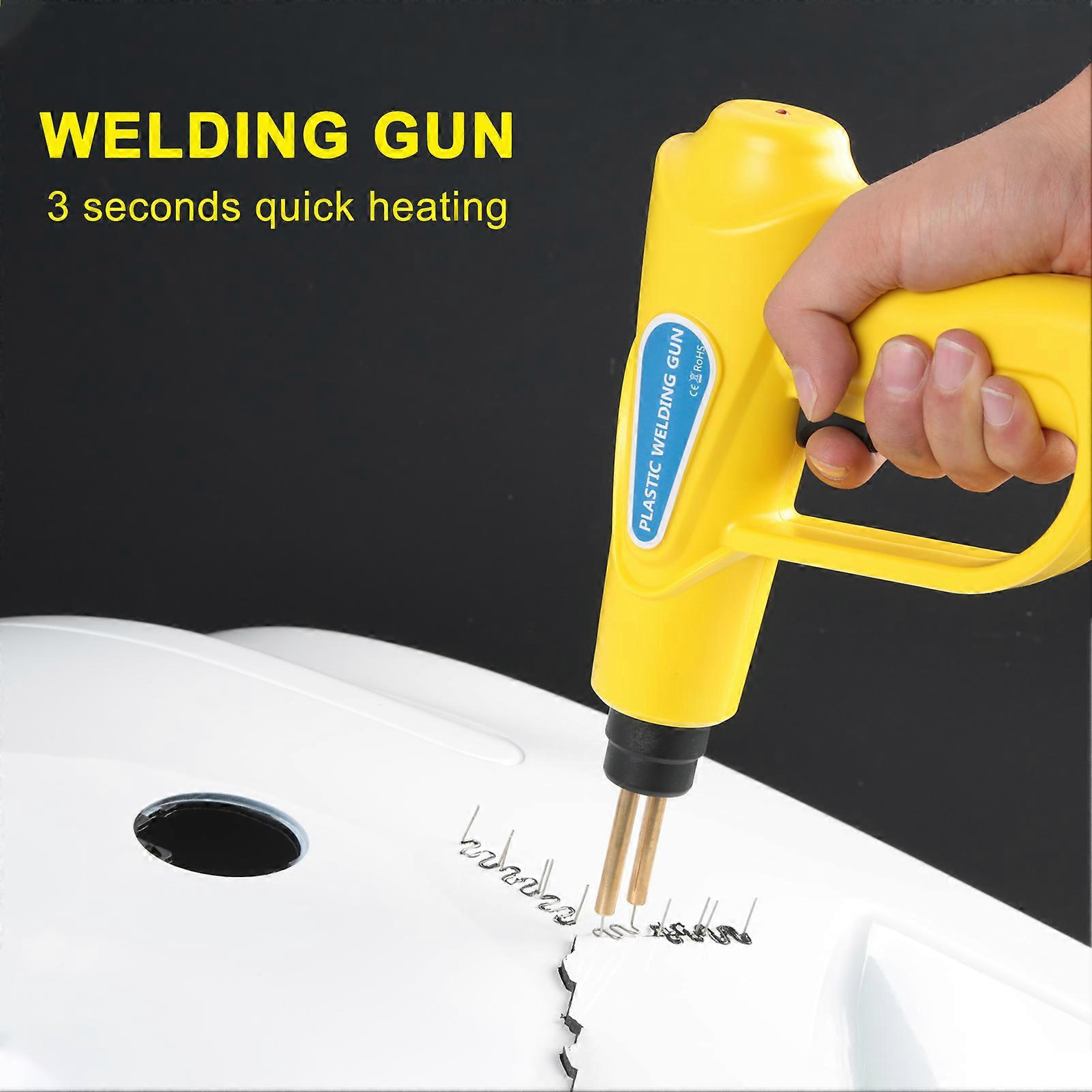 Kit de réparation de soudure pour pare-chocs en plastique avec agrafeuse 70W