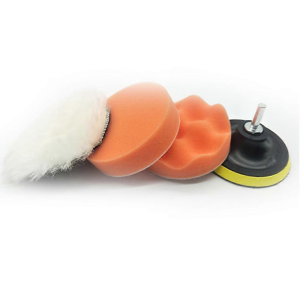 Car Polisher Pad Buffer Gross Polish Polishing Kit Set Drill Adapter