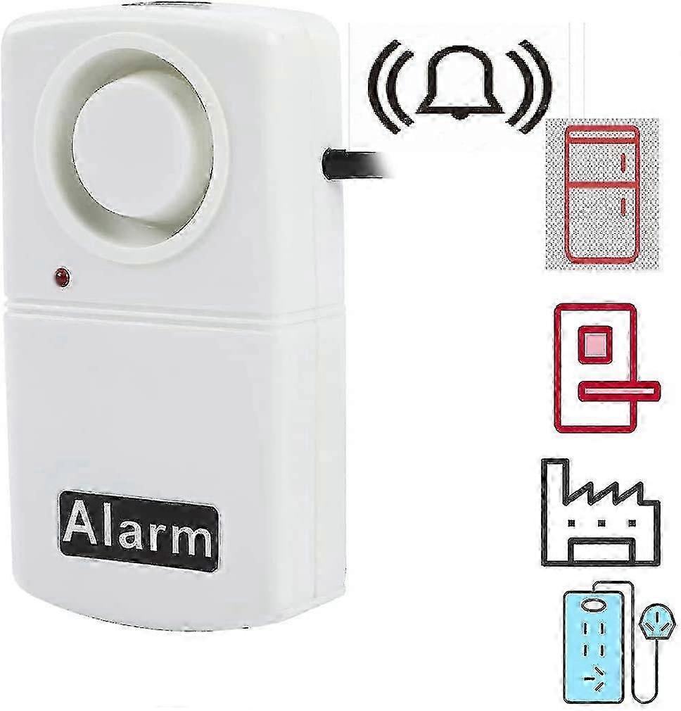 Smart Power Cut Warning Alarm with 120dB LED Indicator and Automatic Failure Alert (9V Battery Not Included)