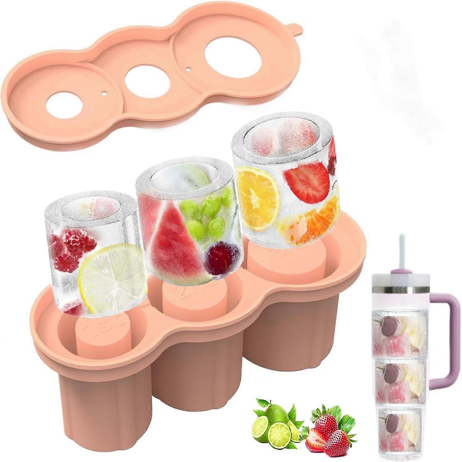 Silicone Ice Cube Tray for Chilling Cocktails 30-40 oz