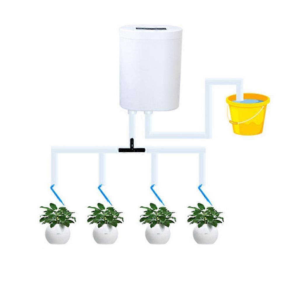 Automatic Irrigation Controller, Intelligent Garden Watering Timer with Rechargeable Battery