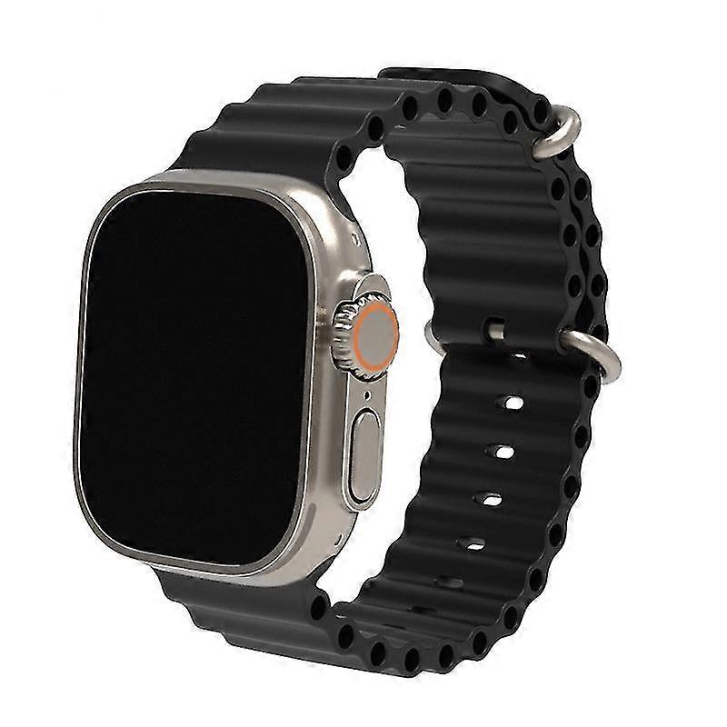 حزام المحيط JiaWei لسوار ساعة Apple 49 مم 44 مم 40 مم 45 مم 41 مم 42 مم 38 مم 44 مم سوار سيليكون txA