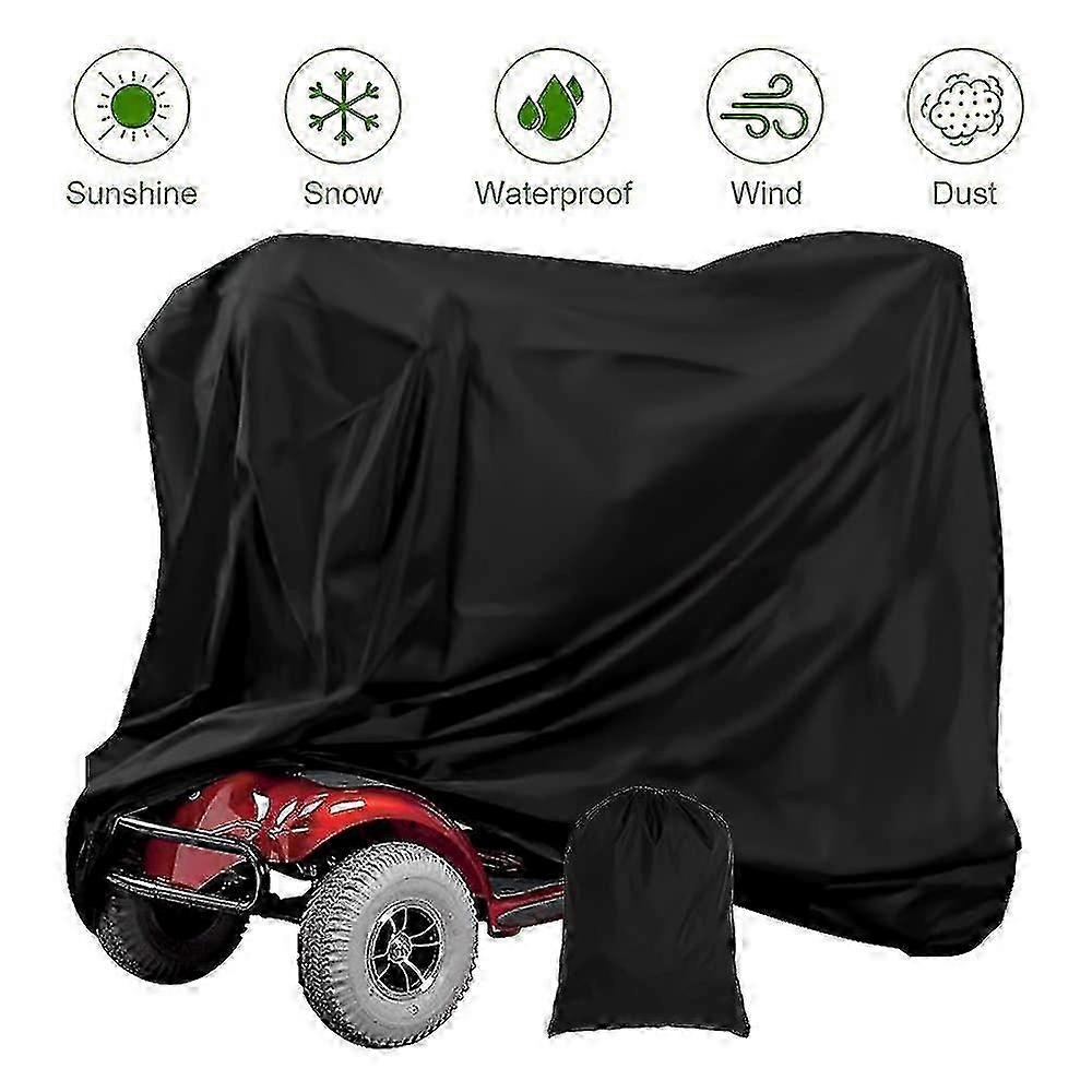 Κάλυμμα σκούτερ κινητικότητας βαρέως τύπου, αδιάβροχο κάλυμμα αποθήκευσης αναπηρικών αμαξιδίων 190d oxford αντι κινητήρας σκόνης