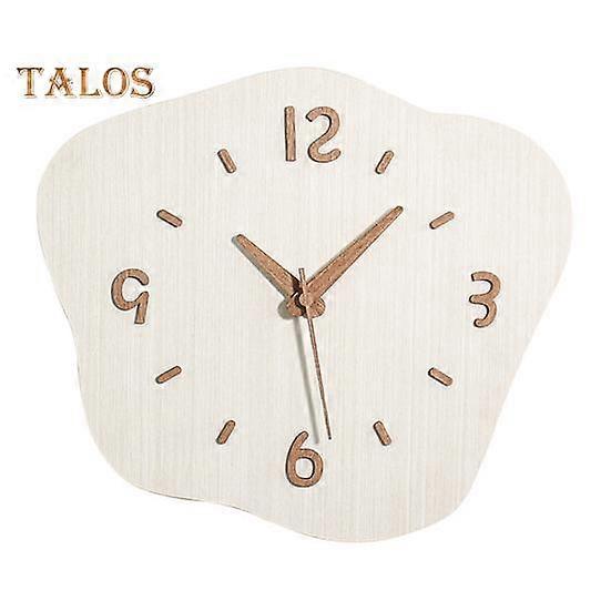 Decorative Clock High Precise Easy to Install Cloud Shaped Battery Powered Non-Ticking Silent Wall Clock