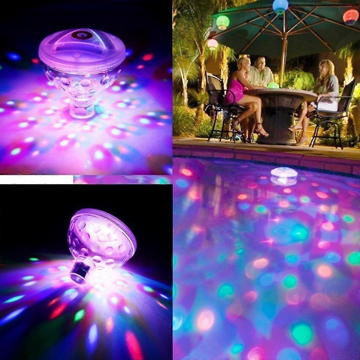 LED Floating Waterproof Floating Pool Lamp Light 5 Colors for Disco Pond and Bathtub