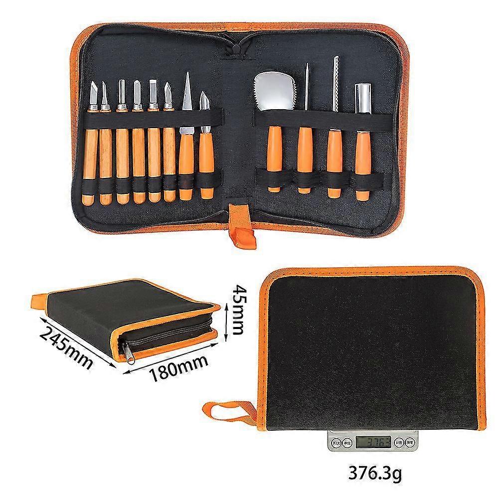 12 herramientas de tallado de calabaza