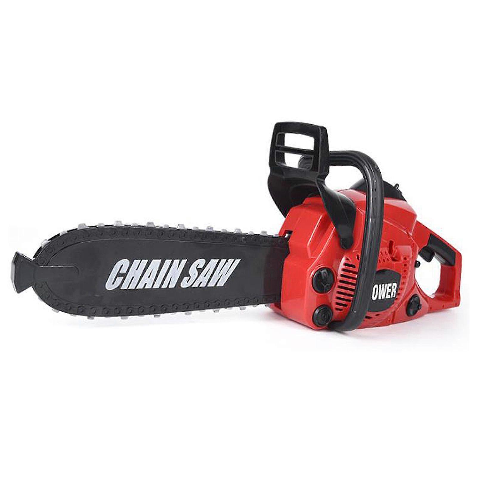 New Upgrade Power Construction Tool Electric Chainsaw Toy Play Set with Rotating Chain and Realistic Sounds
