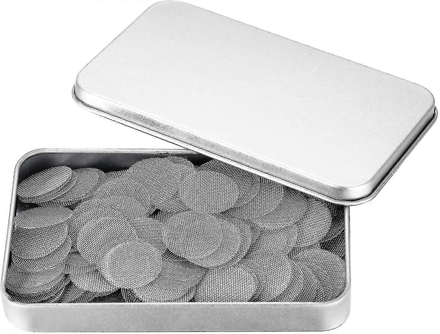 200 יחידות מסכי צינורות, מסך צינורות נירוסטה, מסך צינורות 3/4 (0.75 אינץ') עם קופסת אחסון מתכת