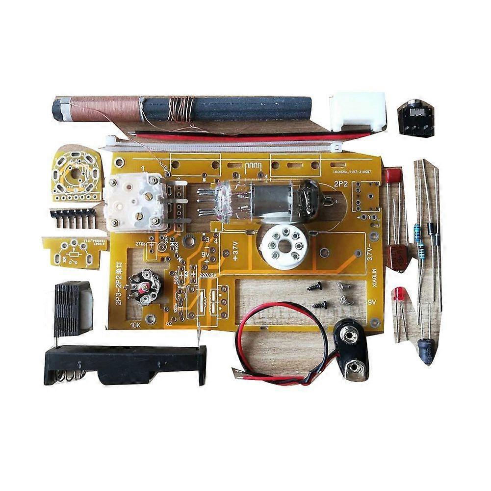 DIY Kits 2P2 Elektronisk rør Enkelt lampe Medium Wave Radio 2P3 Radio Kits